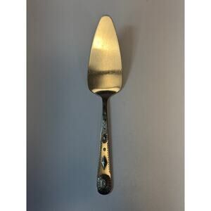 Wallace TAOS Silverplate Pie Server 1990 Flatware - 10 1/2"
